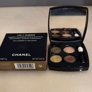 CHANEL Les 4 Ombres Eyeshadow Palette - Gold and Brown